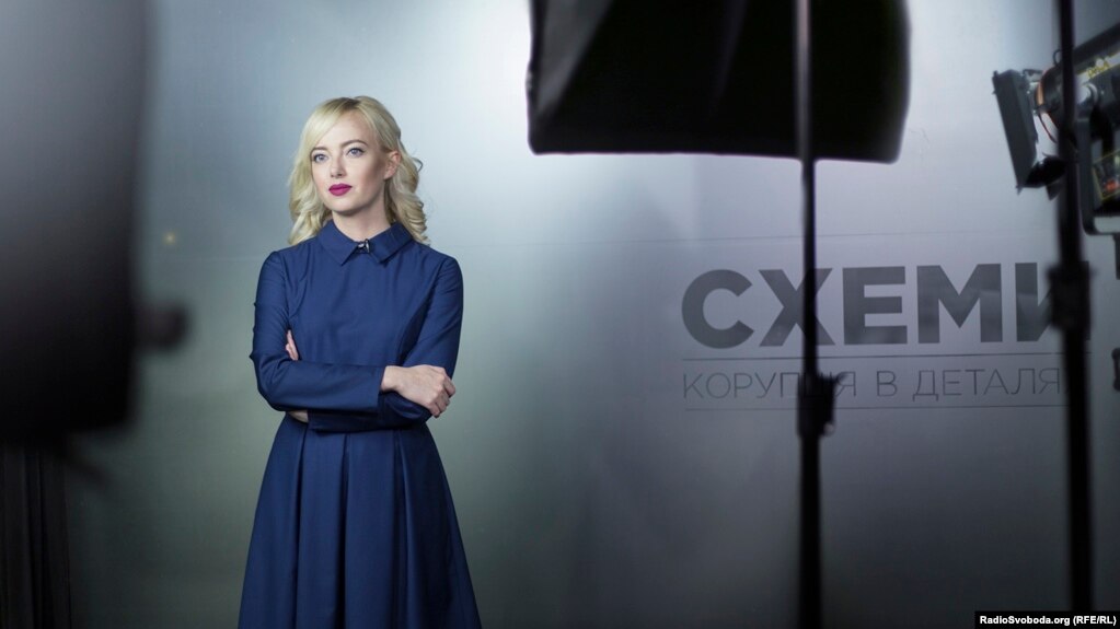 Natalia Sedletska hosts the award-winning investigative TV program Schemes.