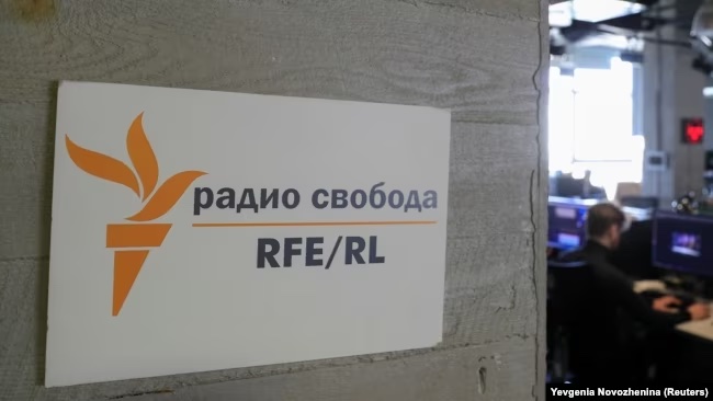 RFE/RL's newsroom in Moscow, April 6, 2021.