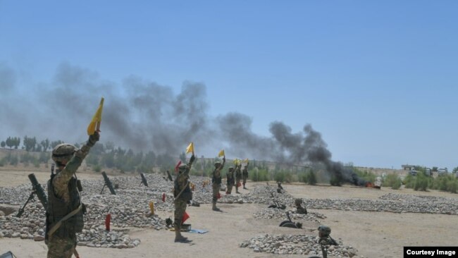 Joint drill of Uzbekistan and Tajikistan forces named "Commonwealth-2022" started in Termez on August 4, 2022, the press service of the Ministry of Defense of Uzbekistan reported. Photo: Uzbek Defense Ministry.