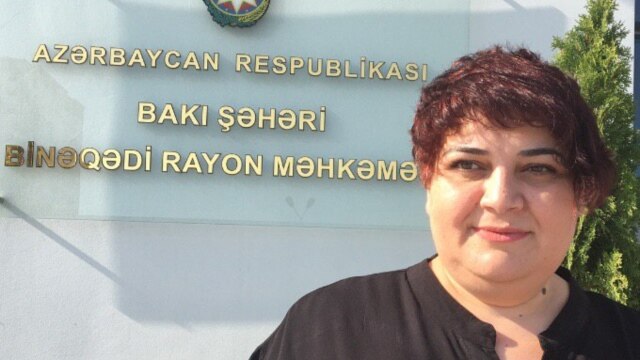 Khadija Ismayilova, in Baku